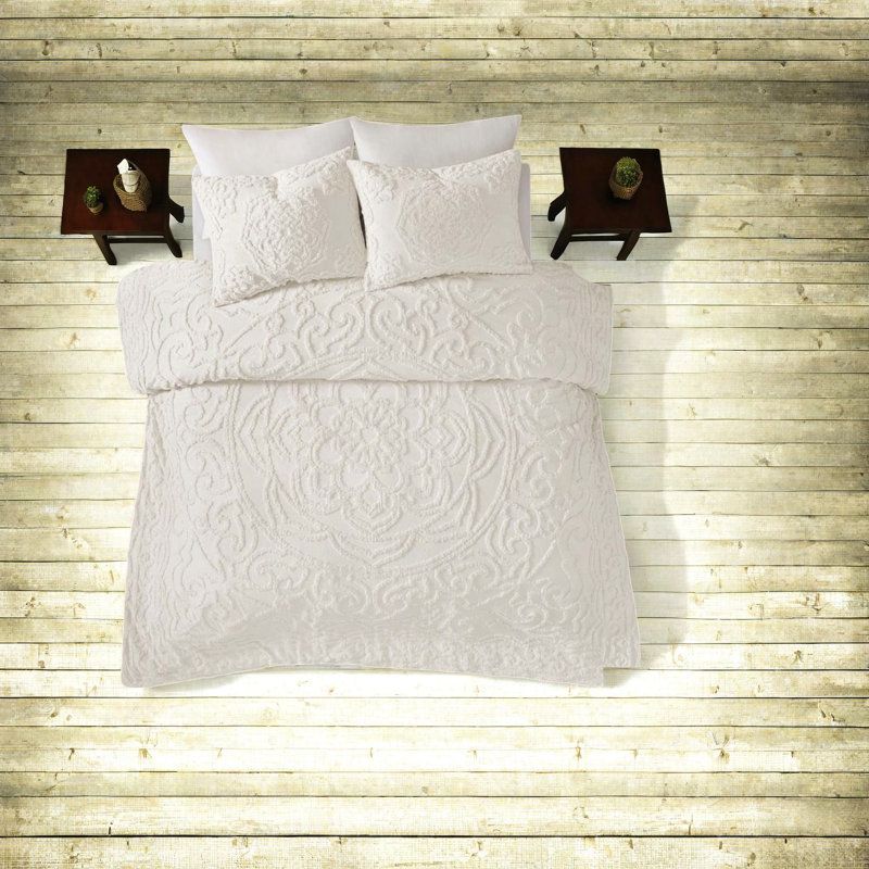 Elegant Cotton Bedding Set, Medallion Design For Home