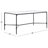 Terenna Metal And Glass Coffee Table-1127427351