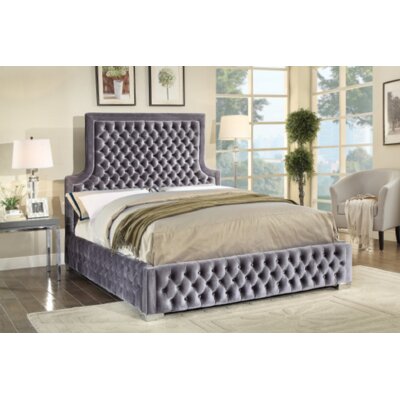 Upholstered Platform Bed -  Everly Quinn, 63B3489AFB524751AE313F96FBE3BF58