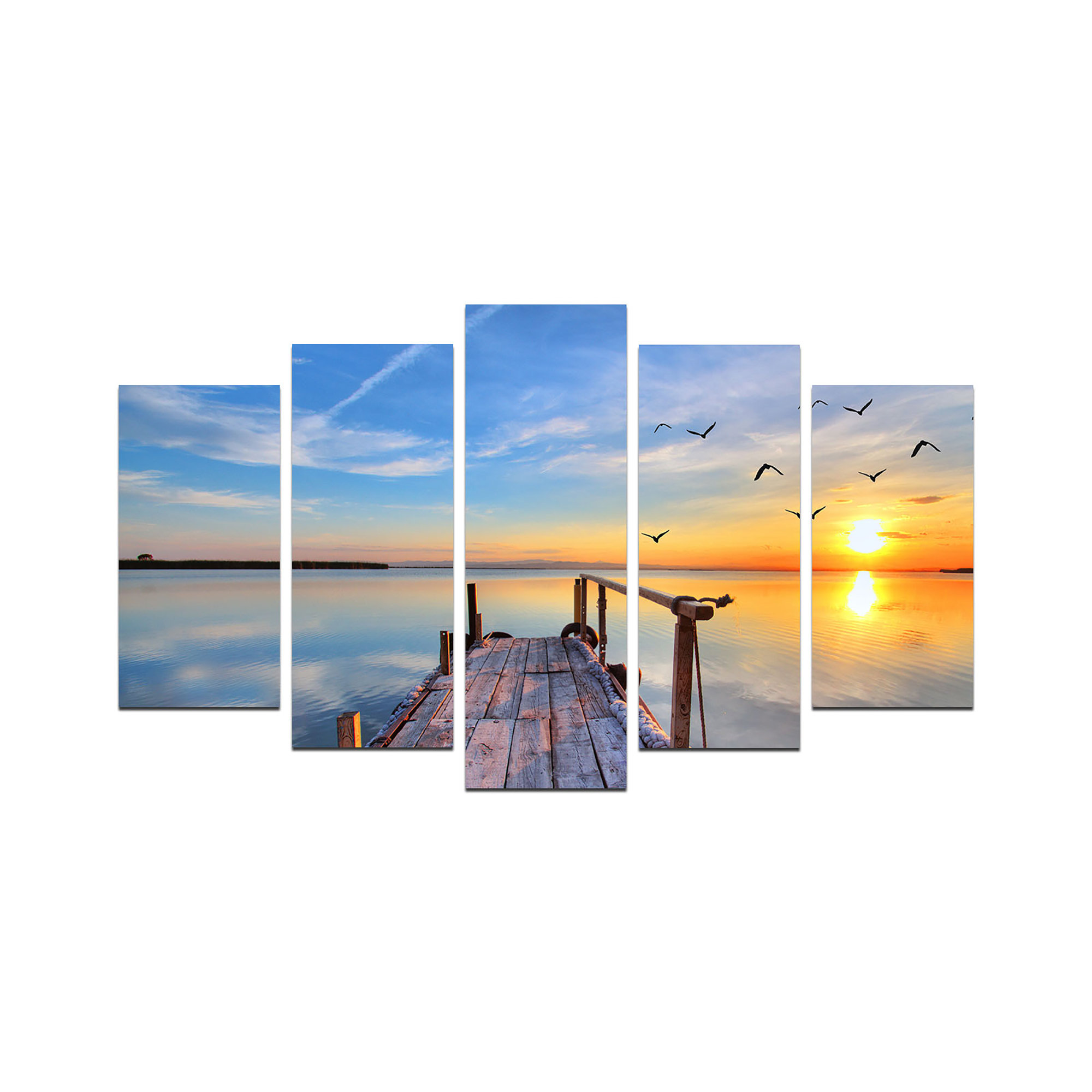 East Urban Home 5 Piece Unframed Photograph on MDF | Wayfair