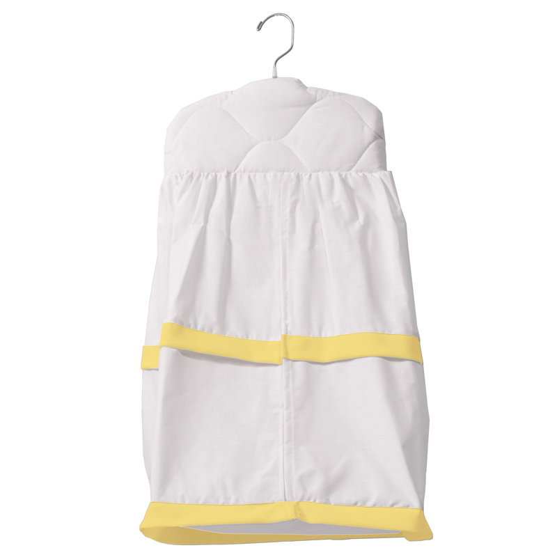 Rangement pour lit de bébé Dvorak, Jaune