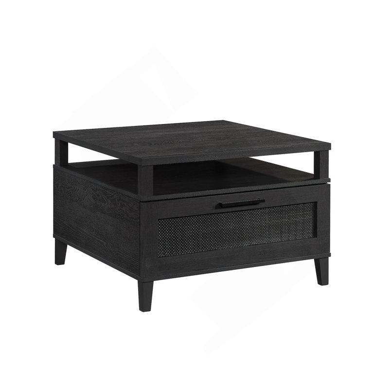 Table basse, finition noire