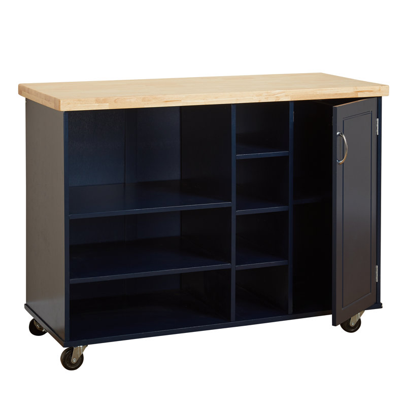 Drolet Kitchen Cart, Navy