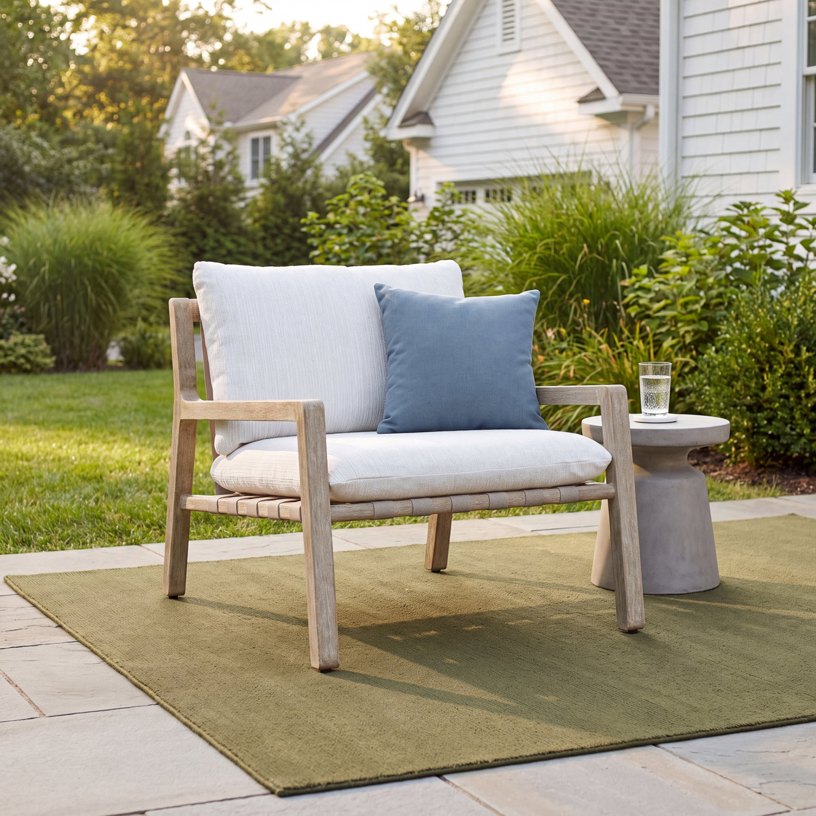  Strapped Outdoor Lounge Chair