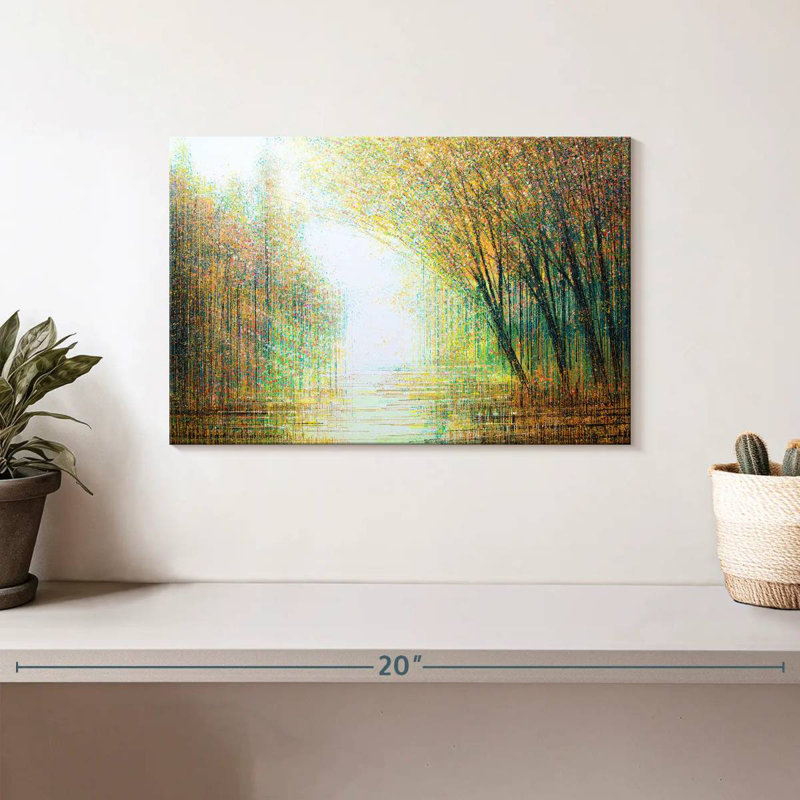 Avery Ethereal Autumn Woodland, H 8 po x l 12 po