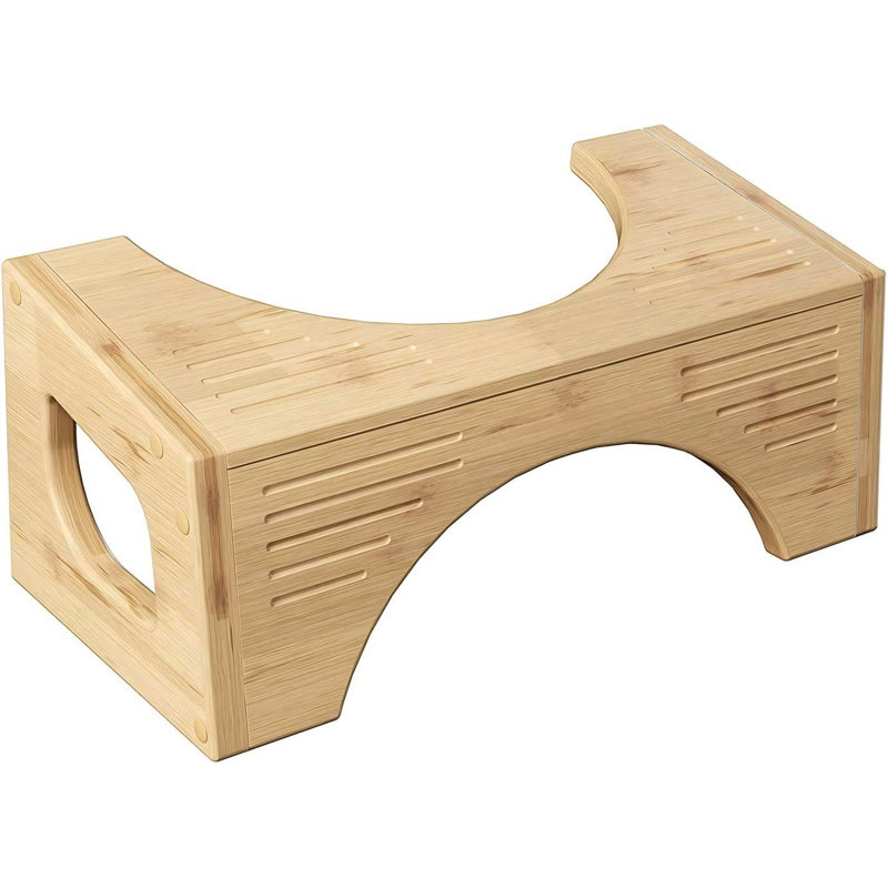 The Original Toilet Stool - Bamboo Flip(Brown)