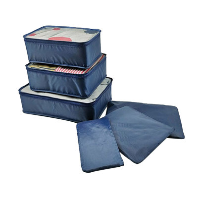 Backpack Portable Storage Bag, Clothing, Travel Set, Six Piece Luggage Bag, Gift Clothing Storage Bag