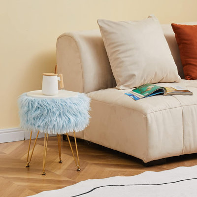 Niral Steel Accent Stool