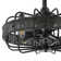 18" Rattan Caged Ceiling Fan with Light Kit and Remote