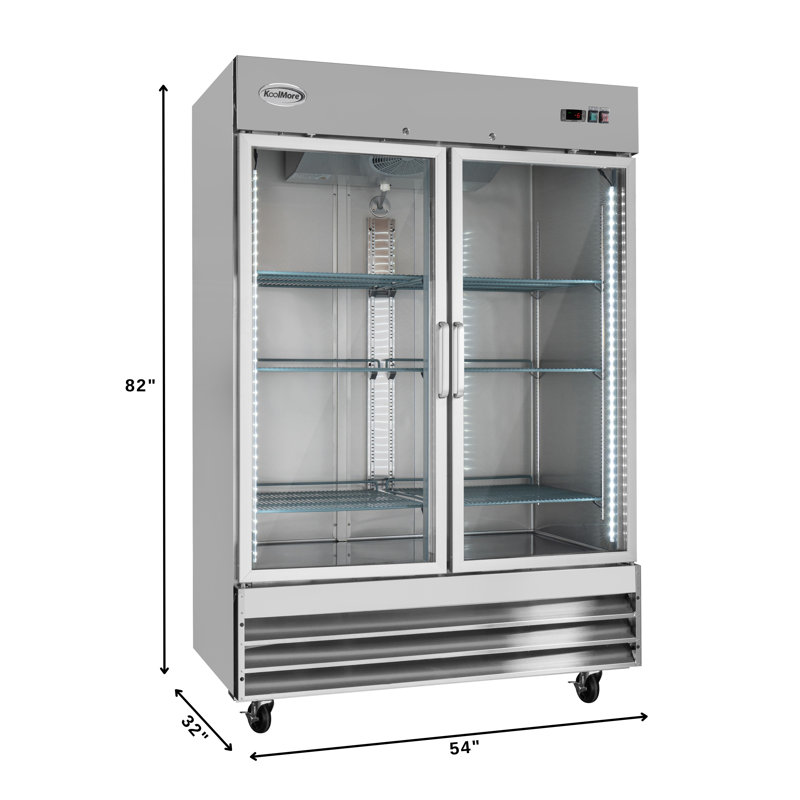 KoolMore 47 Cubic Feet Reach-In Freezer - 54''