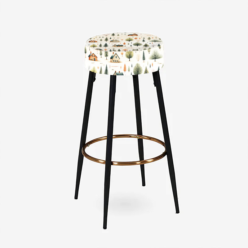 Cozy Cabin Countryside - Ensemble de 2 tabourets de bar botaniques