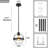 Cindi 1-Light Globe Dimmable Glass Pendant Light-477060430