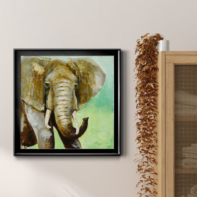 " Painterly Elephant " Painting Print