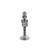 8'' H Pewter Tabletop Candlestick