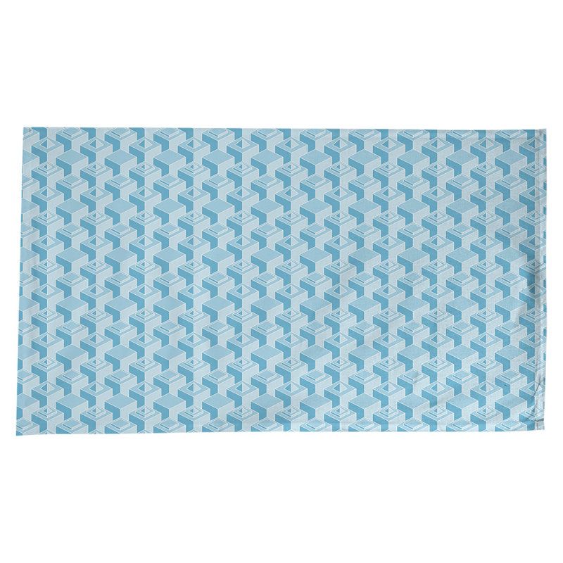 Nappe de gratte-ciels classiques, sarcelle