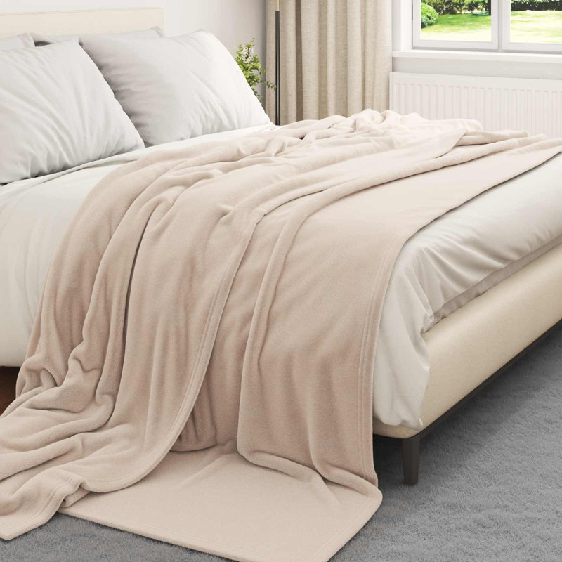 5-30 Throw Blanket, 240cm x 220cm, Beige