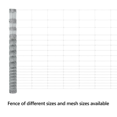 Vidaxl Field Fence Galvanised Steel