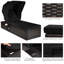 Chaise longue rembourrée d'extérieur réglable avec auvent pliable