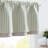 Linen Striped Valance for Windows Farmhouse Double Layered Valance for Kitchen Bathroom RV Rod Pocket-2096799196