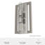 Applique murale en aluminium Woodburn-78567050