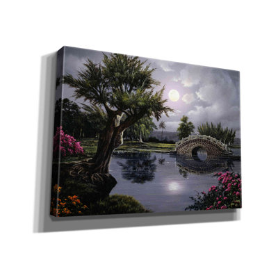 'Late Night Bridge' by Anthony Casay, Canvas Wall Art