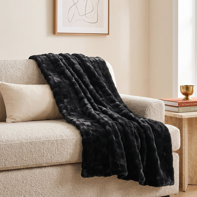 Biscoe Knitted Throw Blanket