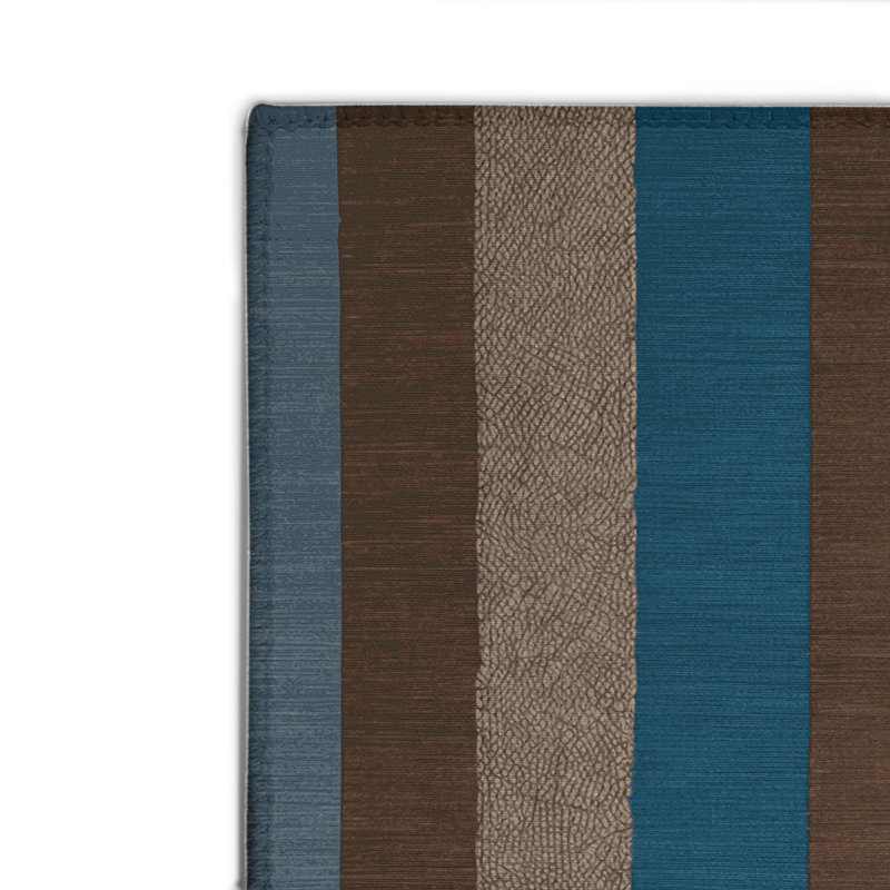 Tapis intérieur / extérieur noir à carreaux, Rectangulaire 2 pi x 3 pi
