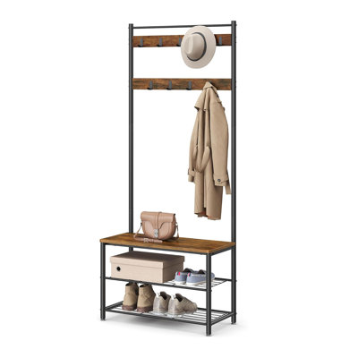 Bhateri Freestanding 9 - Hook Coat Rack