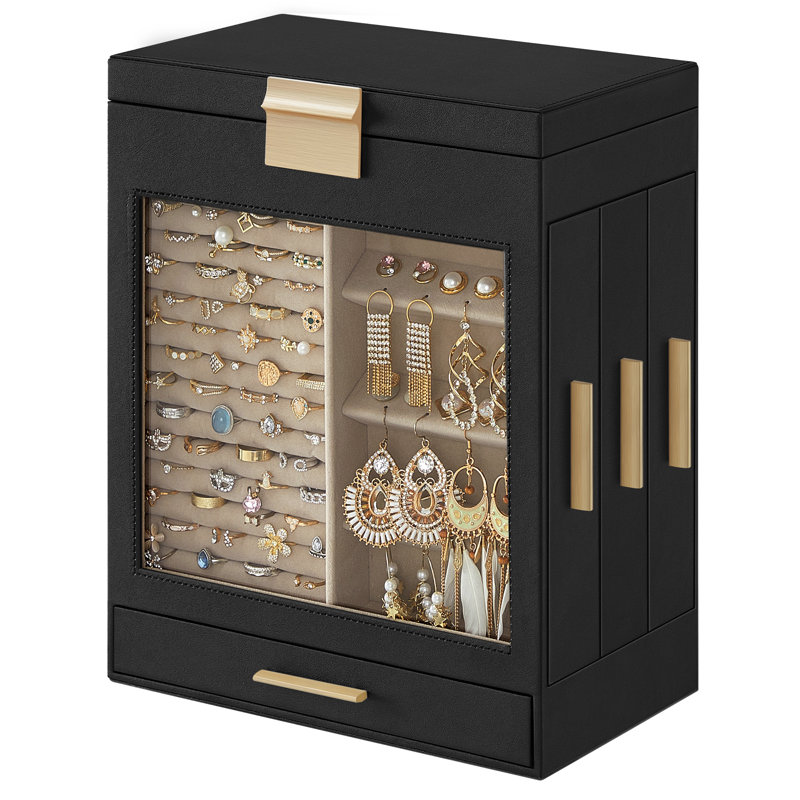Berthille Jewellery Box +, Black
