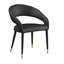 Ensemble de 2 chaises de salle à manger modernes en similicuir (seulement chaises)-784794971