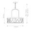 Talara - Light Silver Pendant