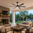 70" Modern Farmhouse Ceiling Fan  
