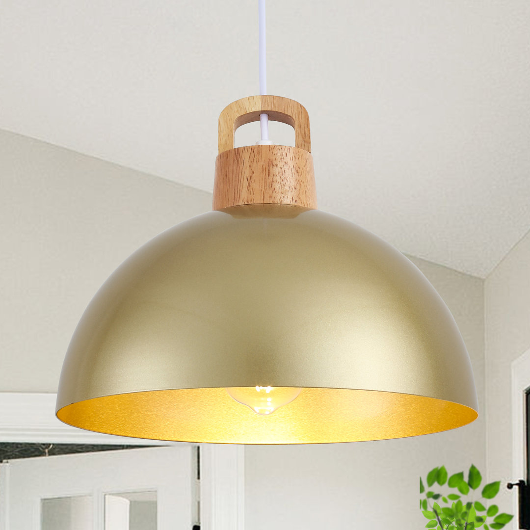 Joylin 1 - Light 11.81" Single Pendant George Oliver 