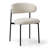 Upholstered Dining Chair With Metal Legs-436404752