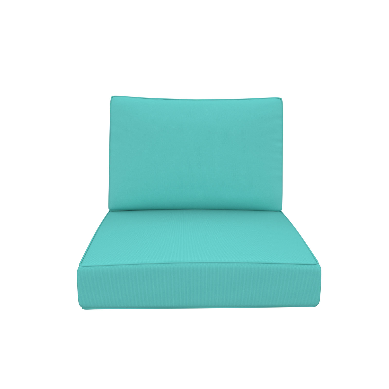 Donnely Sunbrella® Louge Chair Cushion, 24" W x 24" D, Sunbrella® Canvas Aruba