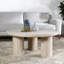 Table basse ronde en bois massif Columnia-96122946