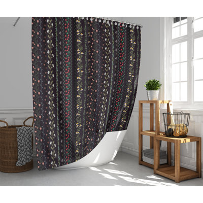Deray Floral Shower Curtain