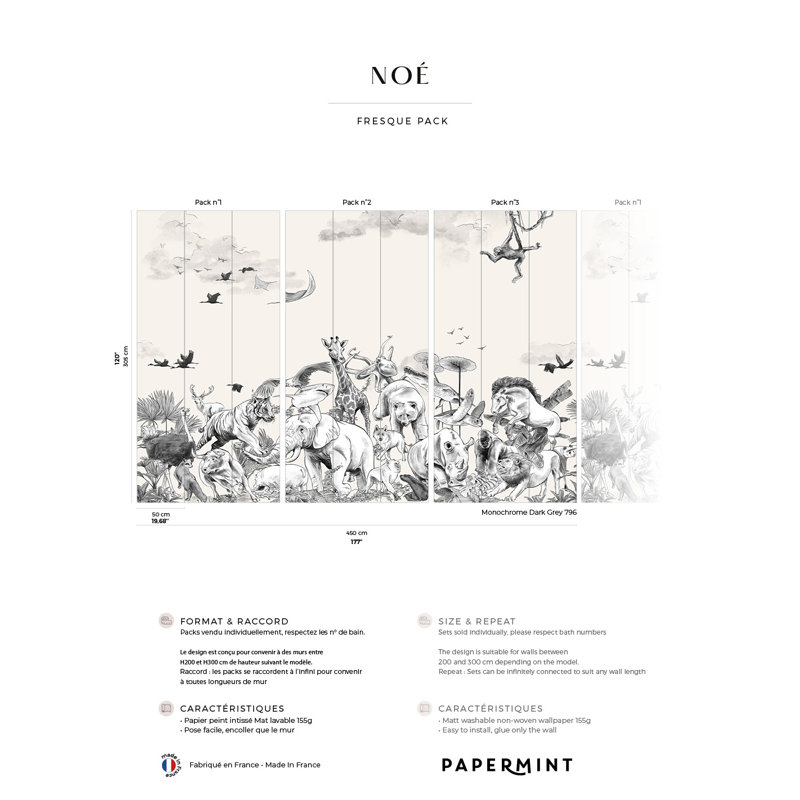Noah Pack 1, 2 et 3 Arnault, Paquets 1, 2 et 3