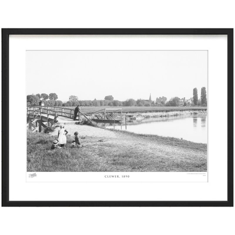 Clewer, 1890 - Single Picture Frame Print, 60cm H X 80cm W x 2cm D