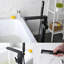 Floor Waterfall Faucet Bath Filler with Diverter