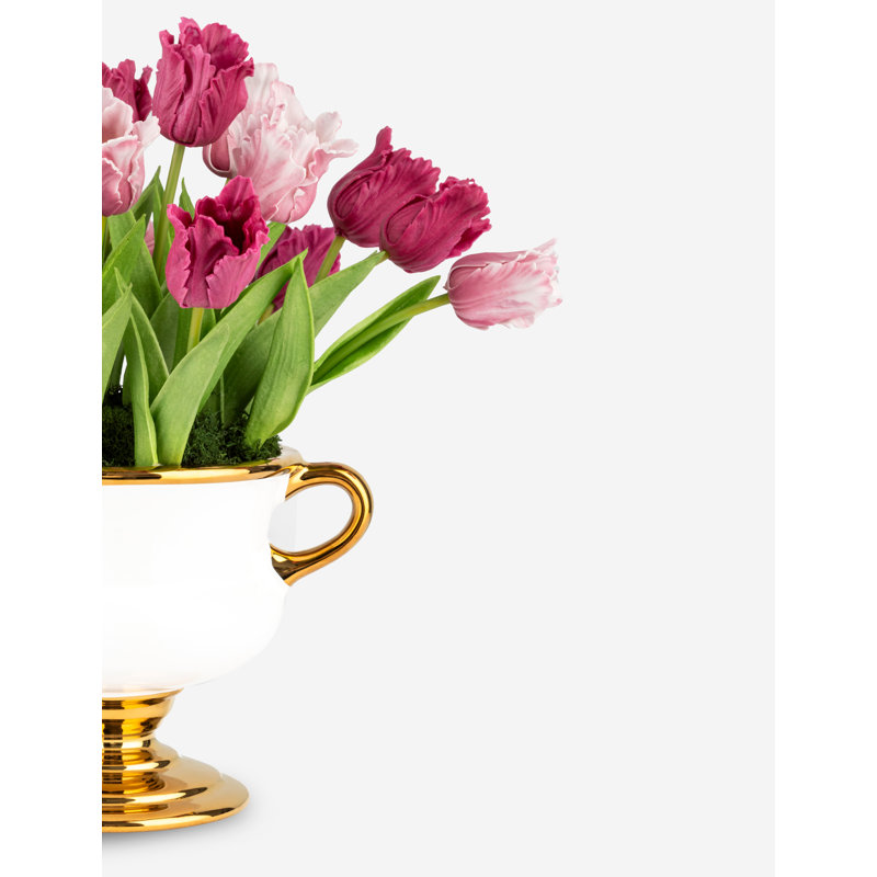 Polyethylene (PE) Tulip Arrangement in Vase