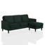 3 Seater Velvet Sofa & Chaise-795231719