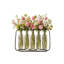 Vase de table suspendue en métal Bourn