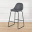 Ghillies Upholstered Counter Stool with Metal Frame