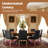 Upholstered Dining Chair with High Back, Solid Wood Legs & Comfortable Padded Seat-1551792754