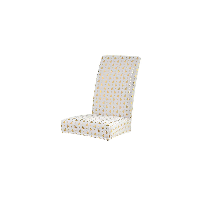 Housses de chaise de salle à manger de Noël Housses de dossier amovibles Protecteurs de chaise lavables et amovibles pour la cuisine de Noël