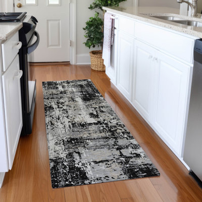 Tapis abstrait lavable à la machine de qualité supérieure Mayfield AMF1008