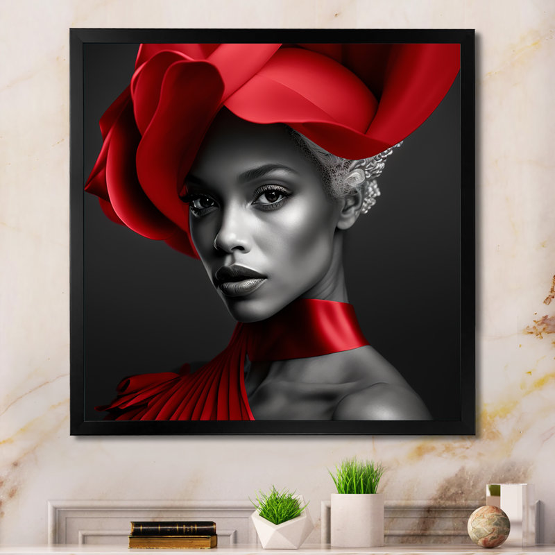Impression sur toile, Impression noire sur toile encadrée, H 30 po x l 30 po x P 1 po