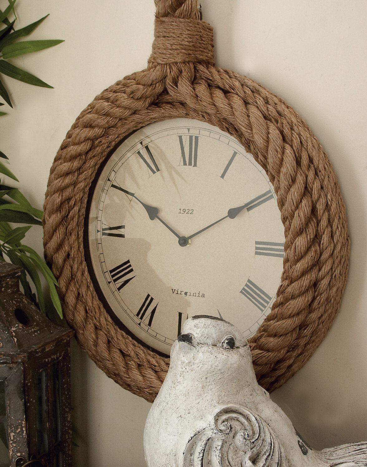 Piara Jute Wall Clock, Small