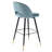 Cliff Swivel Upholstered Counter Stool with Metal Frame-72767075-72767076